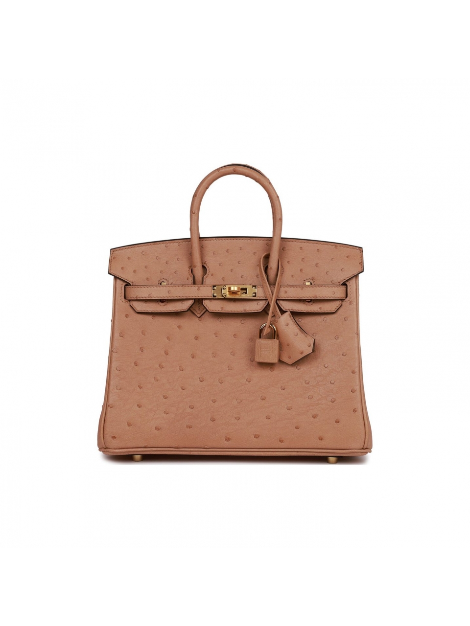 Сумка Hermes Birkin 25 из кожи страуса